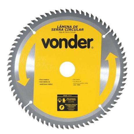 Disco de serra circular para madeira 450mm 18 polegadas 48 dentes furo 30mm Vonder Menor preço em Disco de serra circular para madeira 450mm 18 polegadas 48 dentes furo 30mm Vonder