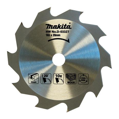 Disco de Serra TCT 165mm 10 Dentes (Madeira) - D-03327 - Makita Menor preço em Disco de Serra TCT 165mm 10 Dentes (Madeira) - D-03327 - Makita