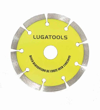 Disco Diamantado Corte A Seco E Molhado 110mm Turbo Concreto - Lugatools Menor preço em Disco Diamantado Corte A Seco E Molhado 110mm Turbo Concreto - Lugatools