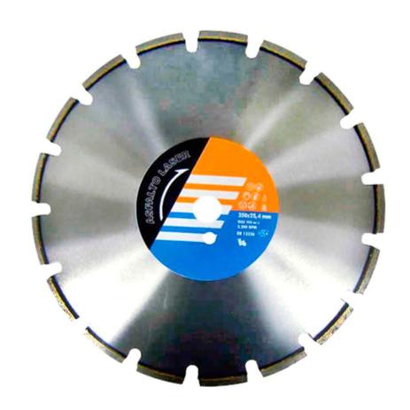 Disco diamantado para asfalto com diâmetro de 350 mm - C13 - Norton Menor preço em Disco diamantado para asfalto com diâmetro de 350 mm - C13 - Norton