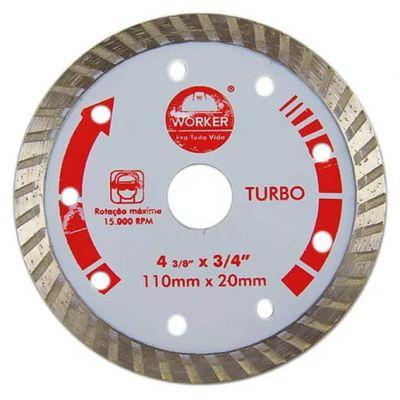 Disco Diamantado Turbo 180mm Worker Menor preço em Disco Diamantado Turbo 180mm Worker