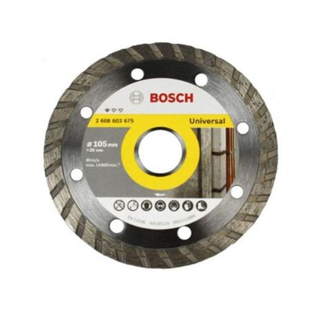 Disco Diamantado Turbo Bosch 105mm Menor preço em Disco Diamantado Turbo Bosch 105mm