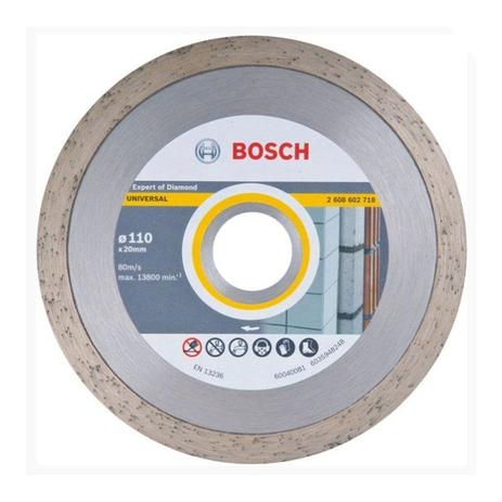Disco Diamantado Universal Contínuo Bosch 110mm Menor preço em Disco Diamantado Universal Contínuo Bosch 110mm