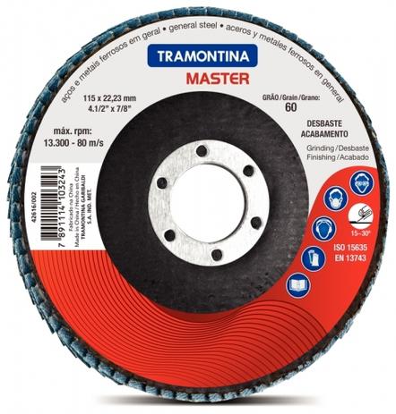 Disco Flaps Conico 7 - Tramontina Menor preço em Disco Flaps Conico 7 - Tramontina