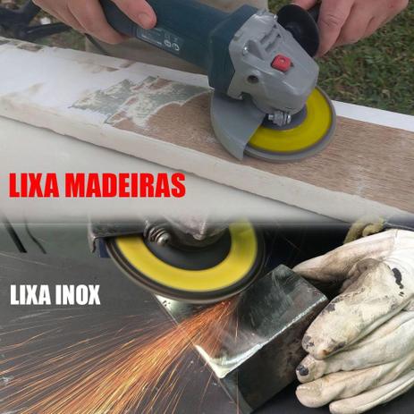 Disco Lixa Flap 4.1/2 115mm G40 Aço Madeira Inox P/ Esmerilhadeira - Fertak Menor preço em Disco Lixa Flap 4.1/2 115mm G40 Aço Madeira Inox P/ Esmerilhadeira - Fertak
