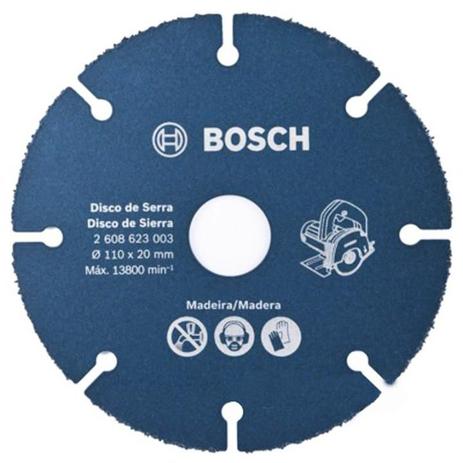 Disco para Serra Mármore Especial para Madeira 110 MM BOSCH Menor preço em Disco para Serra Mármore Especial para Madeira 110 MM BOSCH