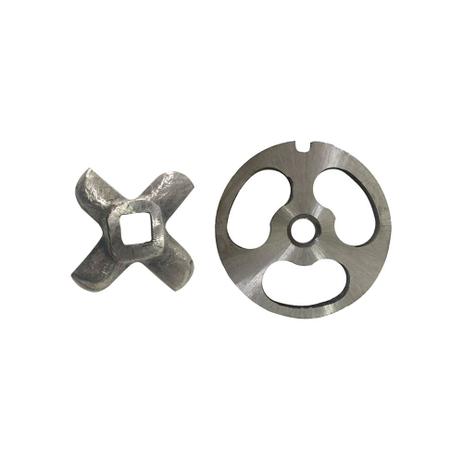 Disco Rim e Cruzeta Aço Boca 5 - Kit para Moedor de Carne Boca 5 - Picelli Menor preço em Disco Rim e Cruzeta Aço Boca 5 - Kit para Moedor de Carne Boca 5 - Picelli