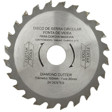 Disco Serra Circular Widea 24D 4 3/8”x20mm Fertak Menor preço em Disco Serra Circular Widea 24D 4 3/8”x20mm Fertak