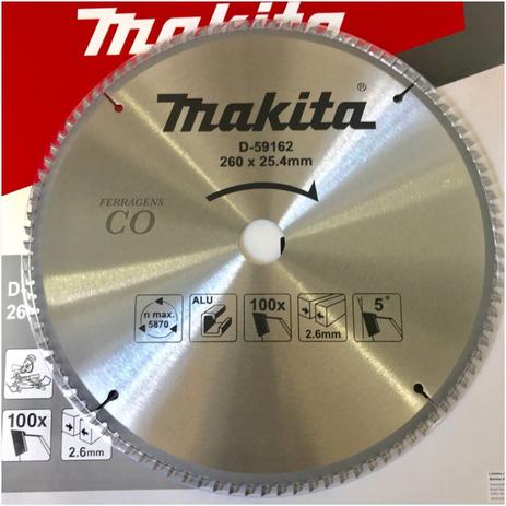 Disco Widea Serra Circular 260 X 100D Makita D-59162 Menor preço em Disco Widea Serra Circular 260 X 100D Makita D-59162