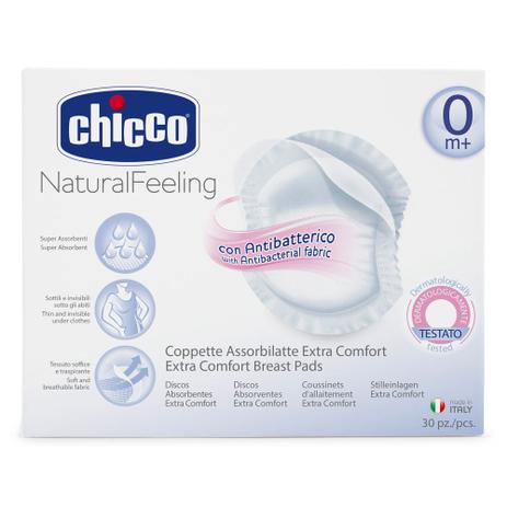Discos Absorventes para Seios - Antibacteriano - 30 Unidades - Chicco Menor preço em Discos Absorventes para Seios - Antibacteriano - 30 Unidades - Chicco