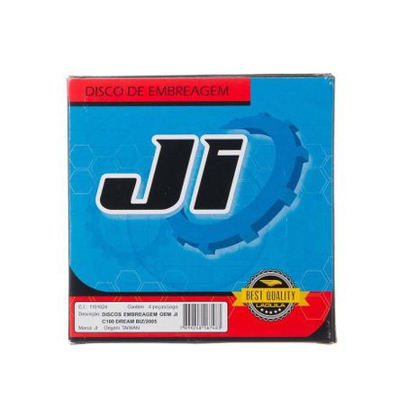 Discos Embreagem Oem Ji (4 Pecas) C100 Dream Biz /2005 - J i Menor preço em Discos Embreagem Oem Ji (4 Pecas) C100 Dream Biz /2005 - J i