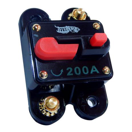 Disjuntor Automotivo 200A Technoise Dynamic - Resetável Menor preço em Disjuntor Automotivo 200A Technoise Dynamic - Resetável