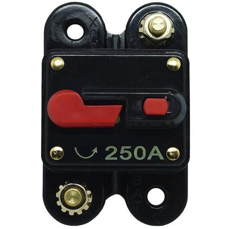 Disjuntor Automotivo 250A Tech One Proteção Som Bateria Resetável Liga Desliga Menor preço em Disjuntor Automotivo 250A Tech One Proteção Som Bateria Resetável Liga Desliga