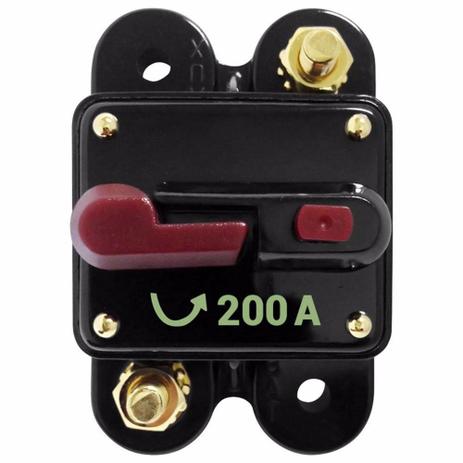Disjuntor Automotivo Resetável 200a - Proteção De Som - Universal Menor preço em Disjuntor Automotivo Resetável 200a - Proteção De Som - Universal
