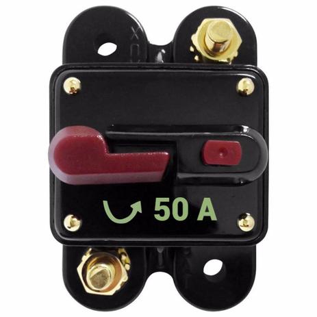 Disjuntor Automotivo Resetável 50a - Proteção De Som - Universal Menor preço em Disjuntor Automotivo Resetável 50a - Proteção De Som - Universal