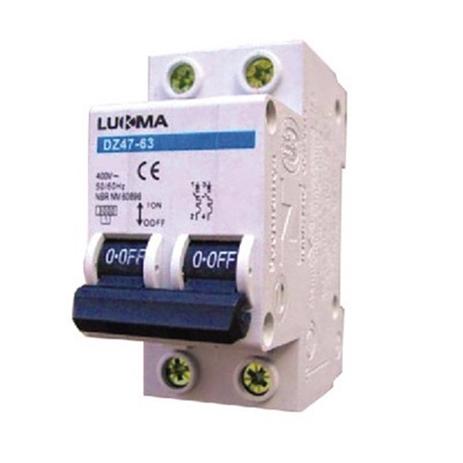 Disjuntor bipolar 25a din - lukma Menor preço em Disjuntor bipolar 25a din - lukma