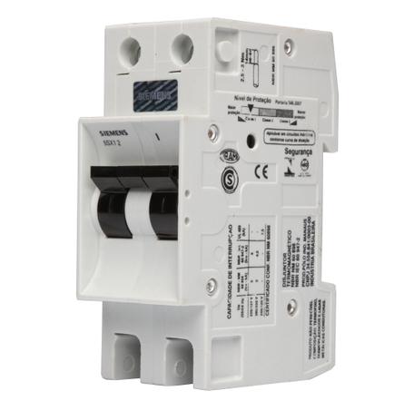 Disjuntor Bipolar 40a Curva C - 5sx12407 - Siemens Menor preço em Disjuntor Bipolar 40a Curva C - 5sx12407 - Siemens
