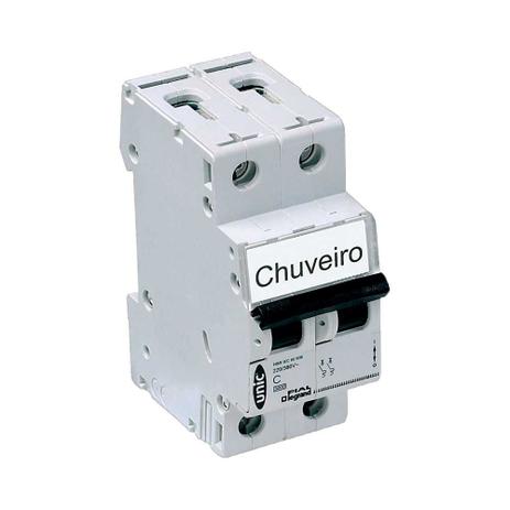 Disjuntor bipolar Din 16A branco 220V/380V Pial Menor preço em Disjuntor bipolar Din 16A branco 220V/380V Pial