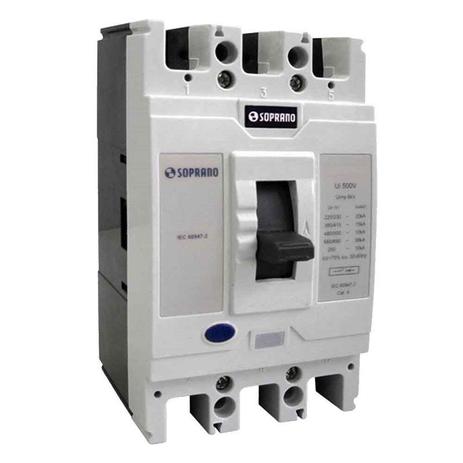Disjuntor Caixa Moldada 800A 50kA Soprano Menor preço em Disjuntor Caixa Moldada 800A 50kA Soprano