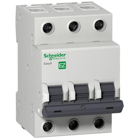Disjuntor Easy9 3P 50A Curva C 5kA EZ9F33350 - SCHNEIDER Menor preço em Disjuntor Easy9 3P 50A Curva C 5kA EZ9F33350 - SCHNEIDER