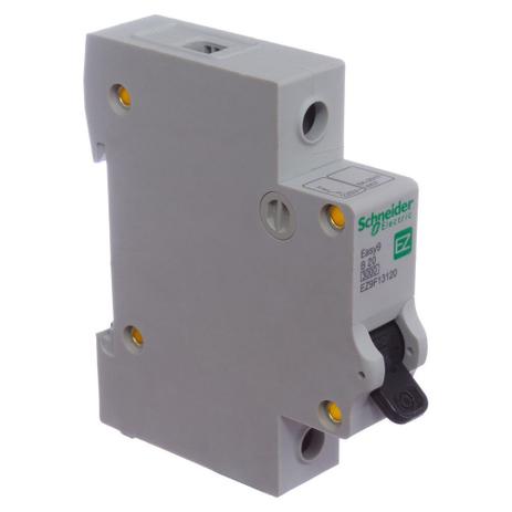 Disjuntor monopolar Easy9 63A curva C Schneider Menor preço em Disjuntor monopolar Easy9 63A curva C Schneider