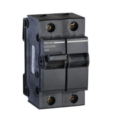 Disjuntor nema bipolar 50a eletromar Menor preço em Disjuntor nema bipolar 50a eletromar