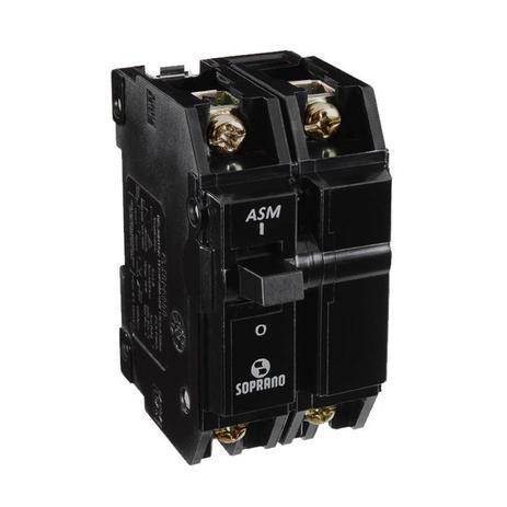 Disjuntor Nema Bipolar 80A - Soprano Menor preço em Disjuntor Nema Bipolar 80A - Soprano
