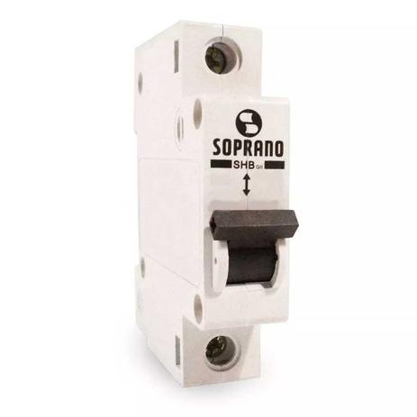 Disjuntor Unipolar Din Curva C 16a Soprano Menor preço em Disjuntor Unipolar Din Curva C 16a Soprano