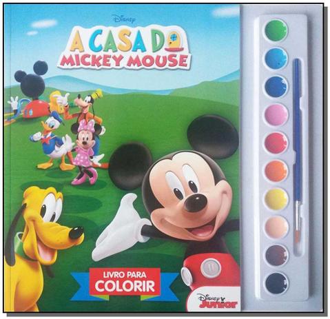 Disney - Aquarela - Casa Do Mickey Mouse -Nv - Dcl Menor preço em Disney - Aquarela - Casa Do Mickey Mouse -Nv - Dcl