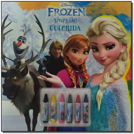 Disney - Diversão Colorida - Frozen - Dcl Menor preço em Disney - Diversão Colorida - Frozen - Dcl
