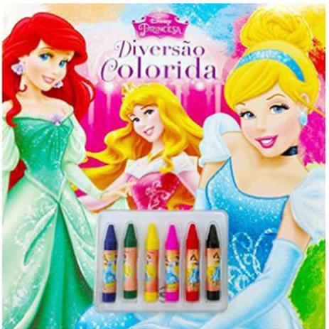 Disney Diversao Colorida Princesas - Dcl Menor preço em Disney Diversao Colorida Princesas - Dcl