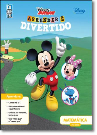 Disney Junior: Matemática 4-5 Anos - Coleção Aprender É Divertido - Coquetel - grupo ediouro Menor preço em Disney Junior: Matemática 4-5 Anos - Coleção Aprender É Divertido - Coquetel - grupo ediouro