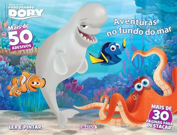 Disney pixar - aventuras no fundo do mar - ler e pintar - Girassol Menor preço em Disney pixar - aventuras no fundo do mar - ler e pintar - Girassol