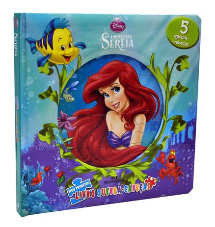 Disney Princesa - A Pequena Sereia – Meu Primeiro Livro Quebra-cabeça Menor preço em Disney Princesa - A Pequena Sereia – Meu Primeiro Livro Quebra-cabeça