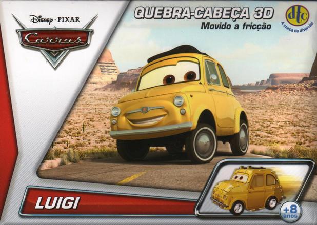 Disney Quebra Cabeça 3D Movido a Fricção Lightning McQueen + Disney Quebra Cabeça 3D Movido a Fricção Luigi - Combo Menor preço em Disney Quebra Cabeça 3D Movido a Fricção Lightning McQueen + Disney Quebra Cabeça 3D Movido a Fricção Luigi - Combo