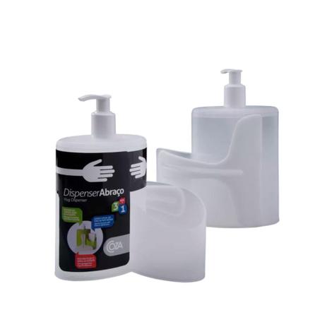 Dispenser Abraço Sobre a Pia 600ml Natural - Coza - Brinox Menor preço em Dispenser Abraço Sobre a Pia 600ml Natural - Coza - Brinox