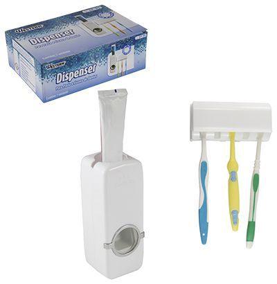 Dispenser Creme Dental Pasta Dente com Porta Escovas - Western é boa?