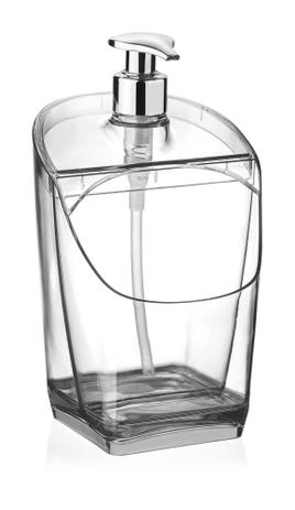 Dispenser de detergente com porta esponja varias cores - UZ UTILIDADES Menor preço em Dispenser de detergente com porta esponja varias cores - UZ UTILIDADES