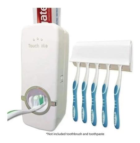Dispenser Escova De Dente Pasta Suporte Banheiro - Rpc