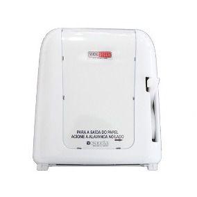 Dispenser p/ Papel Toalha Bobina c/ Alavanca Exaccta Menor preço em Dispenser p/ Papel Toalha Bobina c/ Alavanca Exaccta