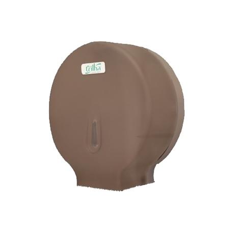 Dispenser Papel Higiênico Rolo de 600 metros Plus Line Fume - Trilha Menor preço em Dispenser Papel Higiênico Rolo de 600 metros Plus Line Fume - Trilha