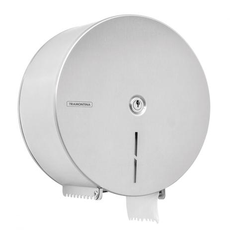 Dispenser para Papel Higiênico Rolo em Inox Tramontina Menor preço em Dispenser para Papel Higiênico Rolo em Inox Tramontina