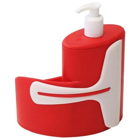 Dispenser Para Pia Abraço Coza 600ml 10864/0053 - Vermelho Menor preço em Dispenser Para Pia Abraço Coza 600ml 10864/0053 - Vermelho