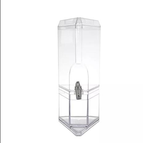 Dispenser/ Suqueira De Acrílico Triangular Com Base - Produtos infinity presentes Menor preço em Dispenser/ Suqueira De Acrílico Triangular Com Base - Produtos infinity presentes