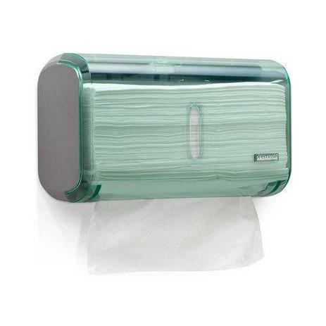 Dispenser Toalheiro URBAN Compacta GLASS Verde Premisse C19821 Menor preço em Dispenser Toalheiro URBAN Compacta GLASS Verde Premisse C19821