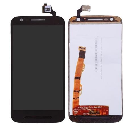Display Frontal Moto E3 XT1700 Preto sem Aro - Motorola Menor preço em Display Frontal Moto E3 XT1700 Preto sem Aro - Motorola