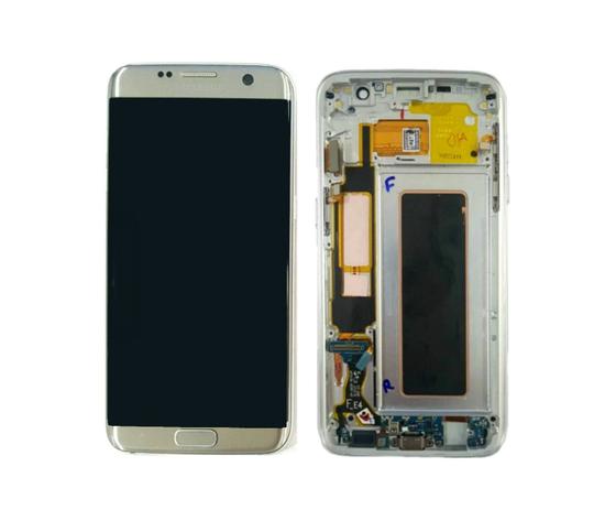 Display Frontal S7 Edge SM-G935 Prata com Aro - Samsung Menor preço em Display Frontal S7 Edge SM-G935 Prata com Aro - Samsung