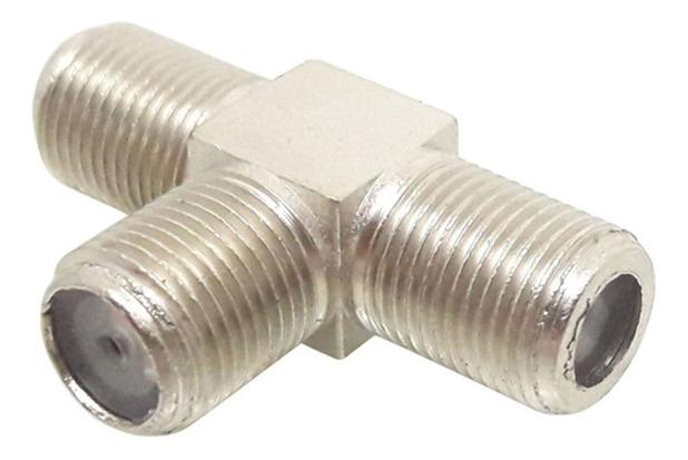 Divisor Antena Adaptador Universal Tipo T Rg59 Rg6 - LD Variedades Menor preço em Divisor Antena Adaptador Universal Tipo T Rg59 Rg6 - LD Variedades