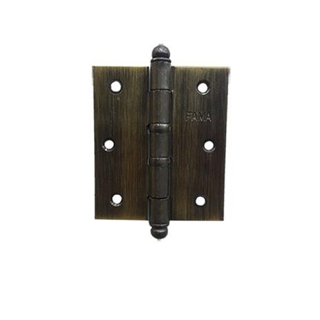 DOBRADIÇA 1535 COM ANEL 3x2.1/2” KIT COM 3 PEÇAS LATÃO ANTIQUE - Fama Menor preço em DOBRADIÇA 1535 COM ANEL 3x2.1/2” KIT COM 3 PEÇAS LATÃO ANTIQUE - Fama
