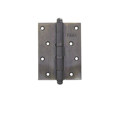 DOBRADIÇA 1535 COM ANEL 4x3” KIT COM 3 PEÇAS LATÃO ANTIQUE - Fama Menor preço em DOBRADIÇA 1535 COM ANEL 4x3” KIT COM 3 PEÇAS LATÃO ANTIQUE - Fama